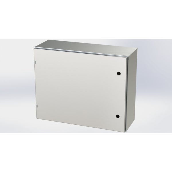 1/4 Turn Latch Electrical Enclosures, 24 in H, 10 in D, 30 in W, NEMA 3R, 4, 4X, 12, 13